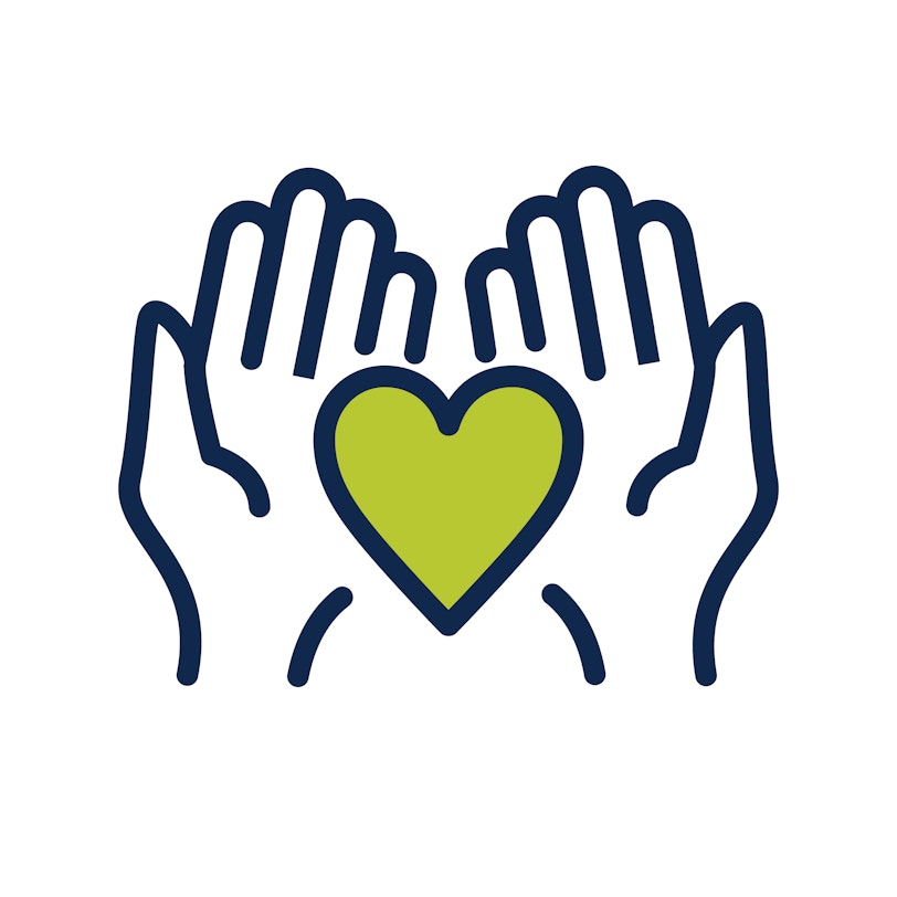 Icon representing the ISTE core value of Generous Spirit