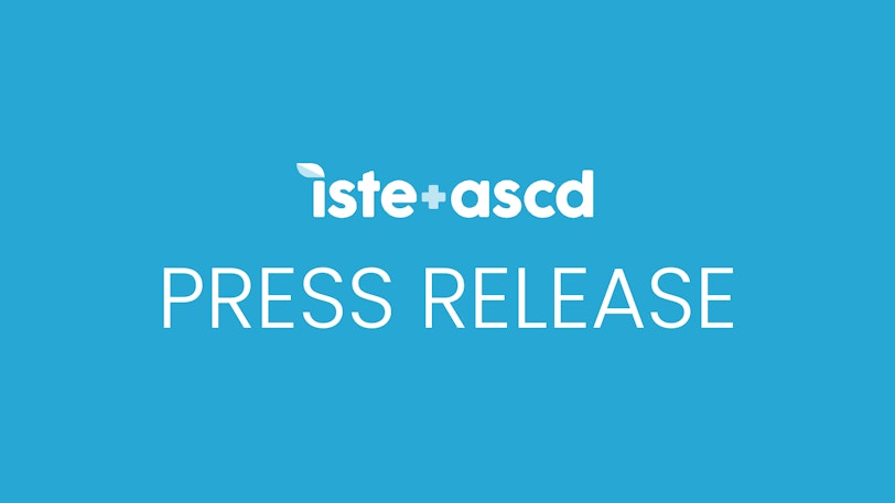 Iste ascd press release vibrant blue