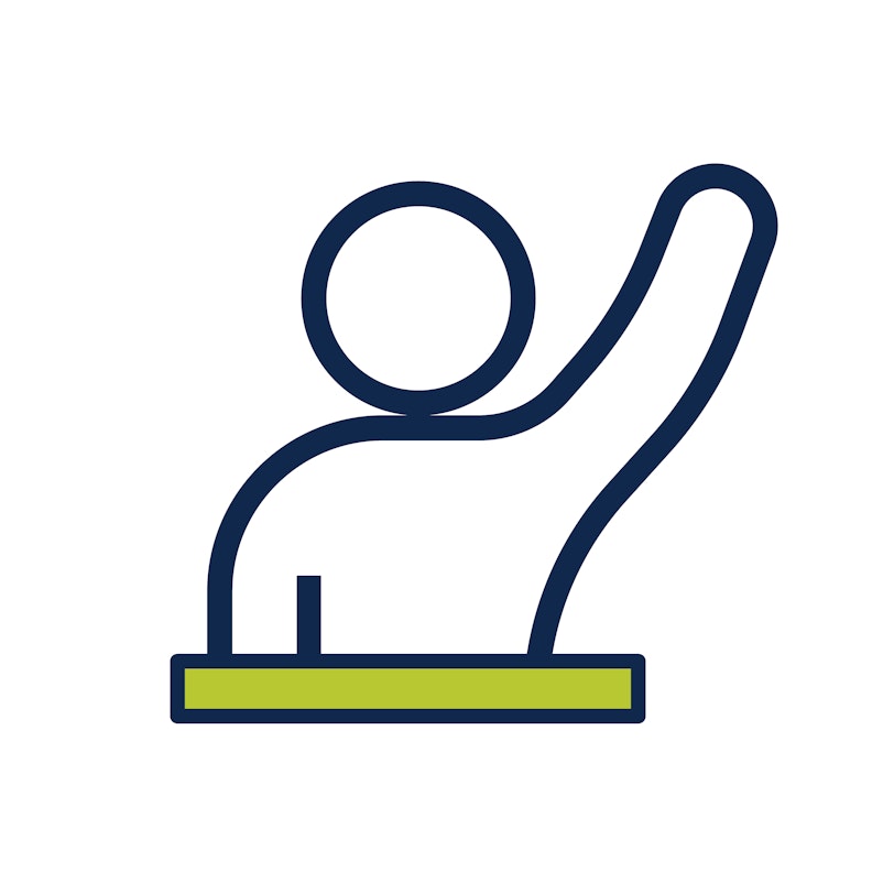 Icon representing the ISTE core value of Learning